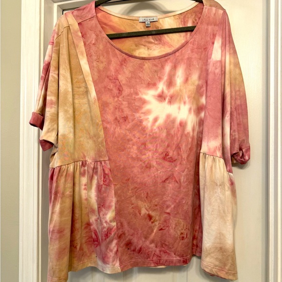White birch brand tie dye effect oversized top - Picture 1 of 2